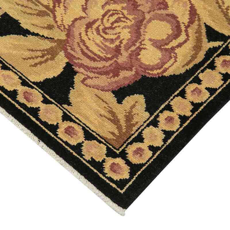 New Hand Knotted Wool Oushak Rug - 8' 8" x 11' 5" (104" x 137") - K0040702