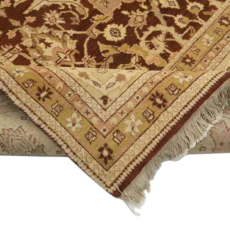 New Hand Knotted Wool Oushak Rug - 9' 11" x 13' 10" (119" x 166") - K0040703