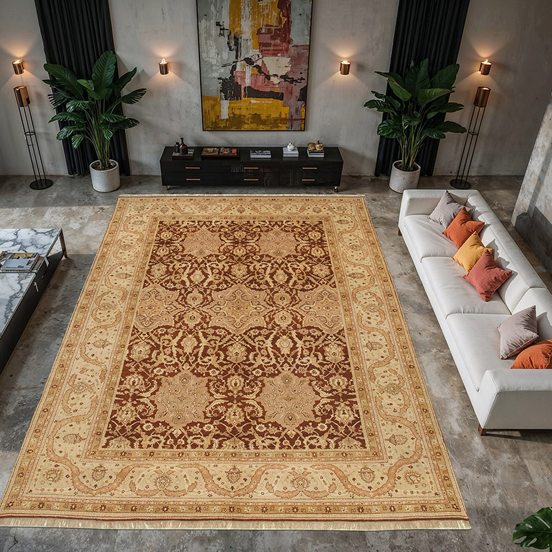 Nueva Alfombra Oushak Tejida a Mano - 302 cm x 421 cm - K0040703