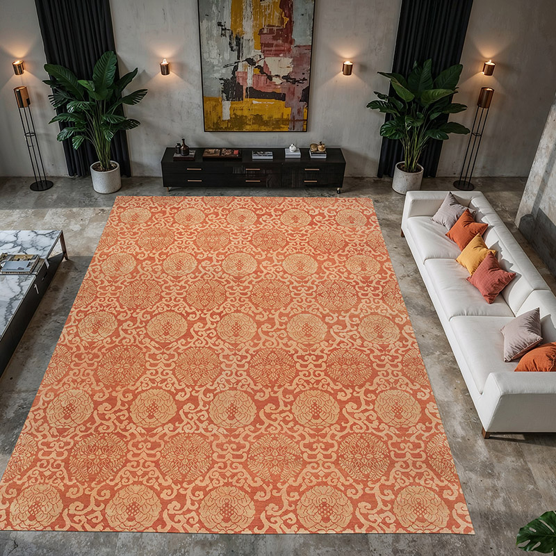 Nueva Alfombra Oushak Tejida a Mano - 316 cm x 426 cm - K0040720