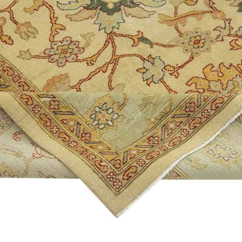 New Hand Knotted Wool Oushak Rug - 8' 2" x 9' 10" (98" x 118") - K0040730