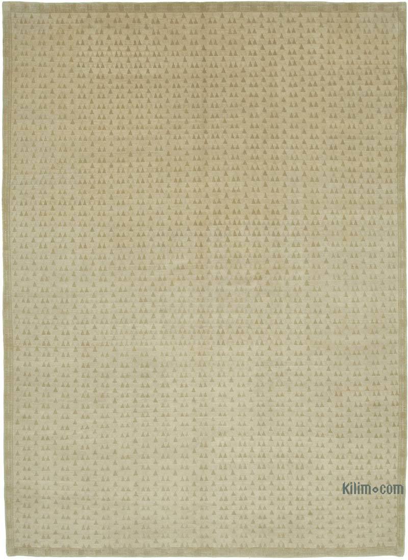 New Hand Knotted Wool Rug - 9' 6" x 13' 3" (114" x 159") - K0040736