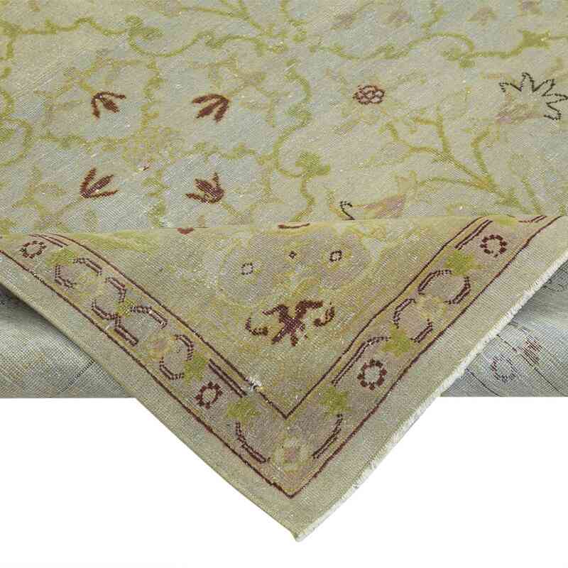 New Hand Knotted Wool Oushak Rug - 7' 5" x 10' 5" (89" x 125") - K0040741