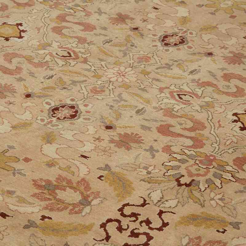 New Hand Knotted Wool Oushak Rug - 9' 11" x 13' 9" (119" x 165") - K0040745
