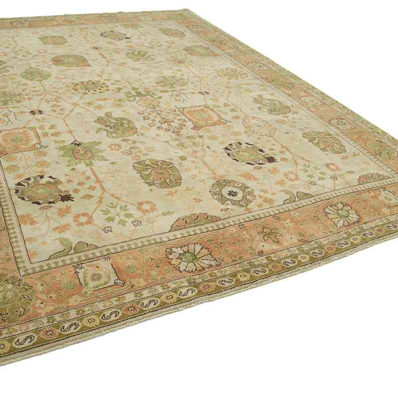New Hand Knotted Wool Oushak Rug - 9'  x 12' 2" (108" x 146") - K0040746