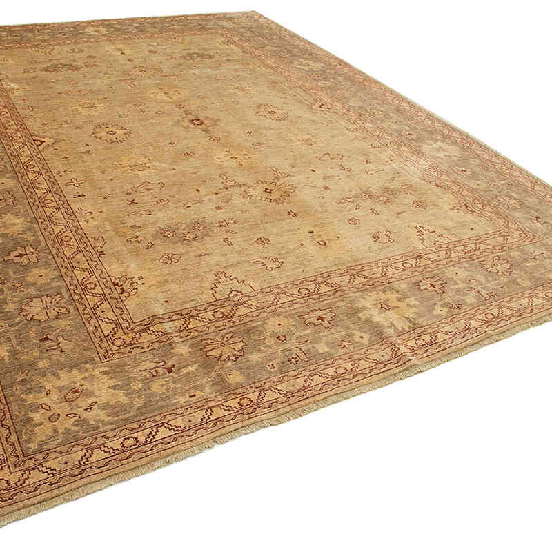 Nueva Alfombra Oushak Tejida a Mano - 275 cm x 358 cm - K0040748