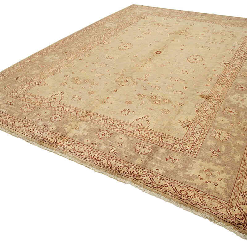 Nueva Alfombra Oushak Tejida a Mano - 275 cm x 358 cm - K0040748