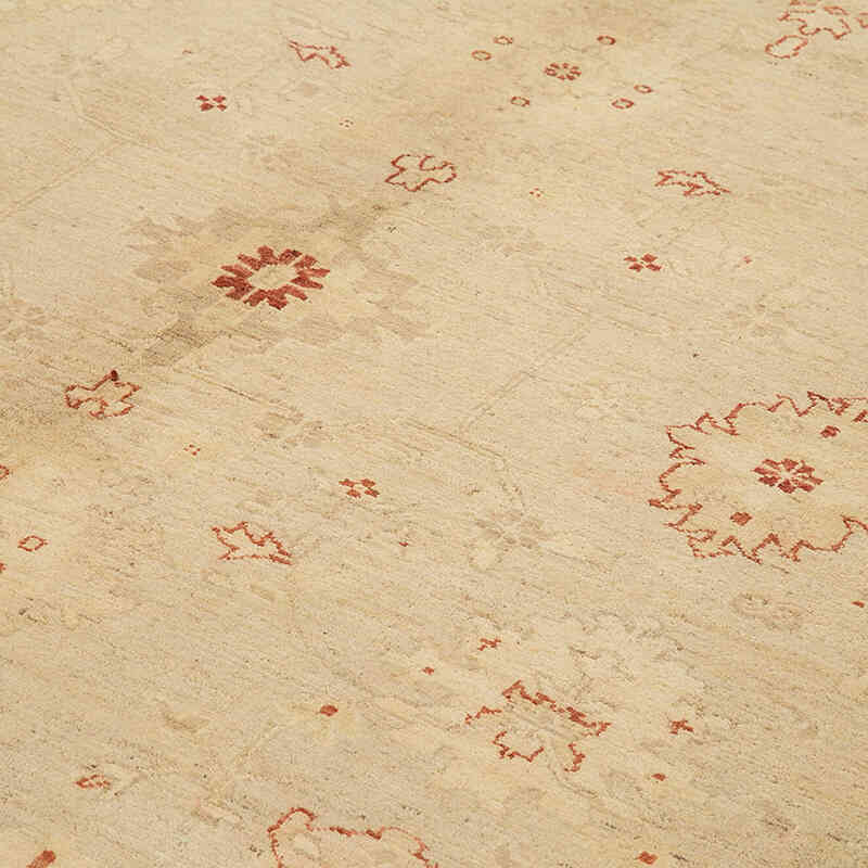 Nueva Alfombra Oushak Tejida a Mano - 275 cm x 358 cm - K0040748