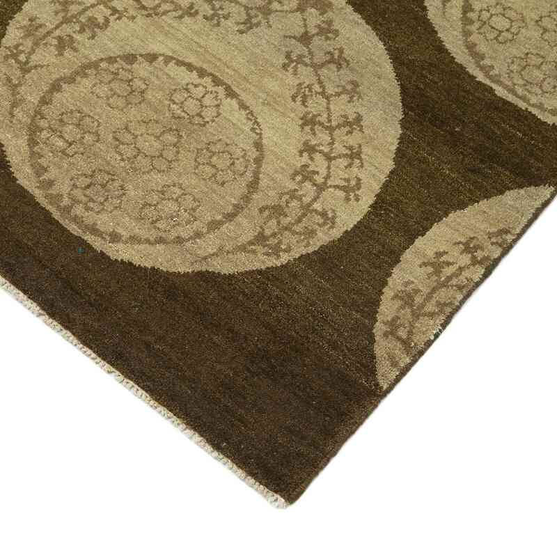 New Hand Knotted Wool Oushak Rug - 8' 10" x 12'  (106" x 144") - K0040759