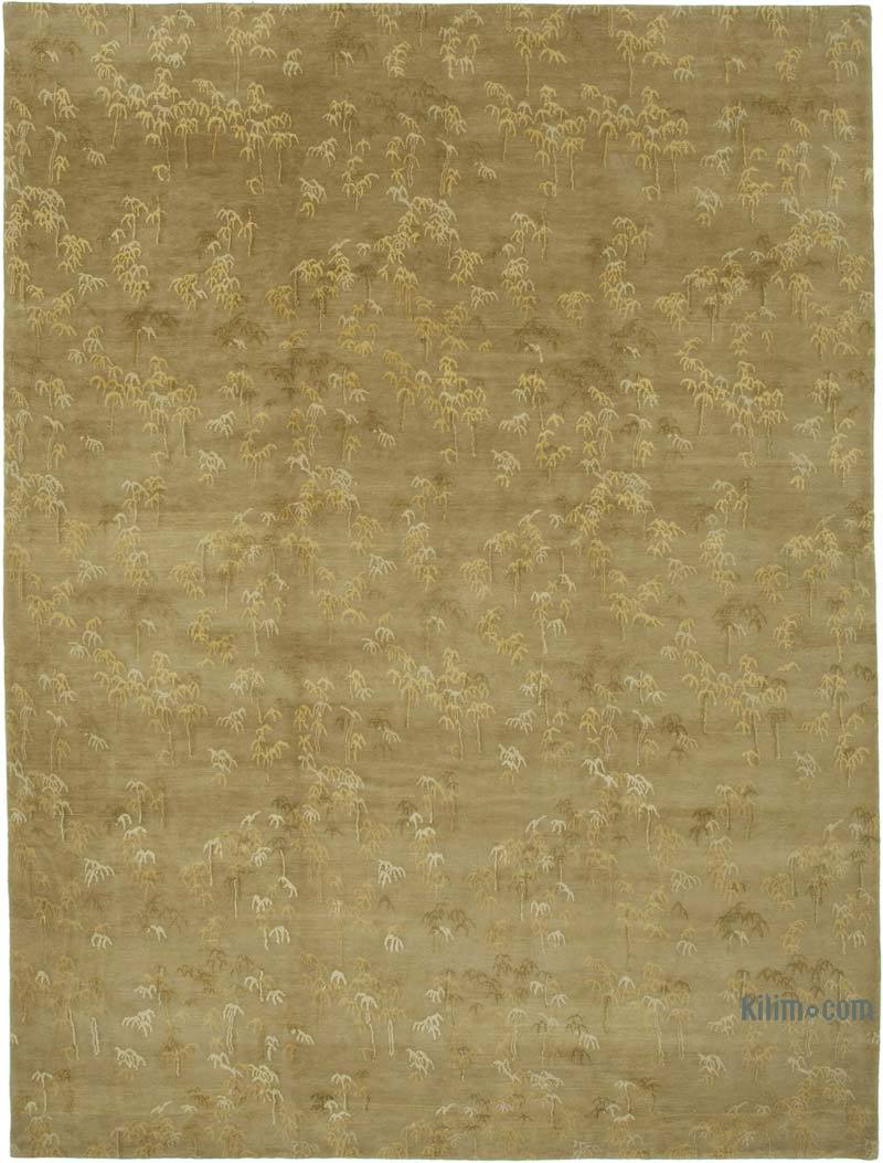 New Hand Knotted Wool Rug - 9' 9" x 13' 4" (117" x 160") - K0040760
