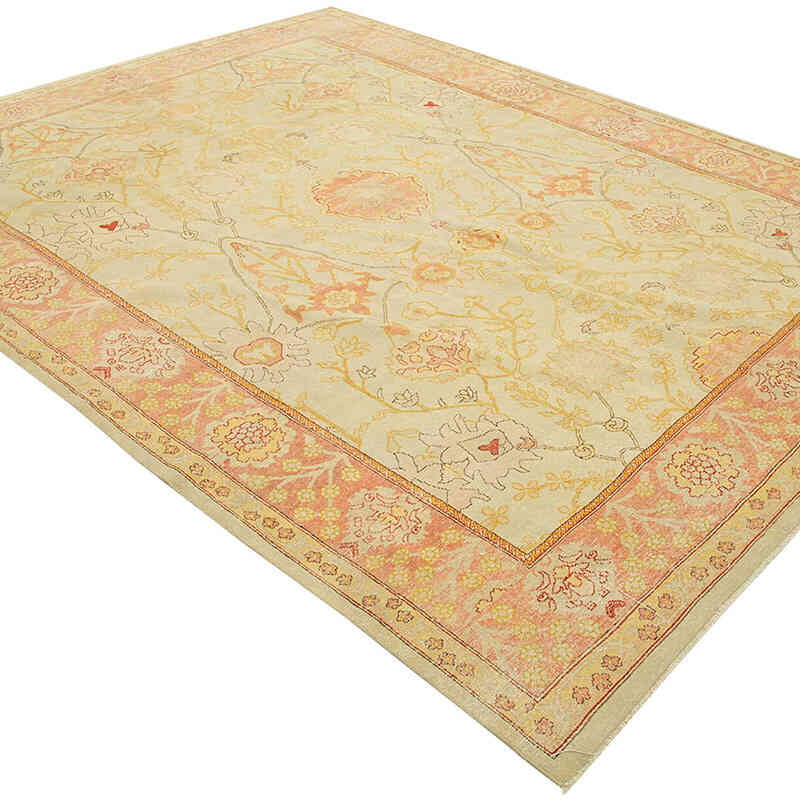 Nueva Alfombra Oushak Tejida a Mano - 240 cm x 306 cm - K0040763