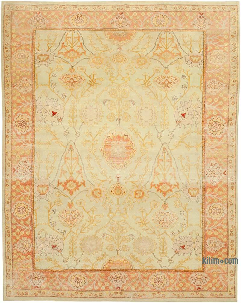 Nueva Alfombra Oushak Tejida a Mano - 240 cm x 306 cm - K0040763
