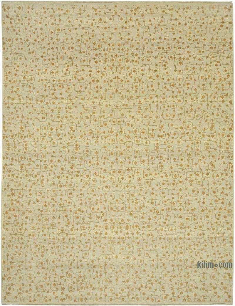 New Hand Knotted Wool Rug - 10' 1" x 13' 1" (121" x 157") - K0040767