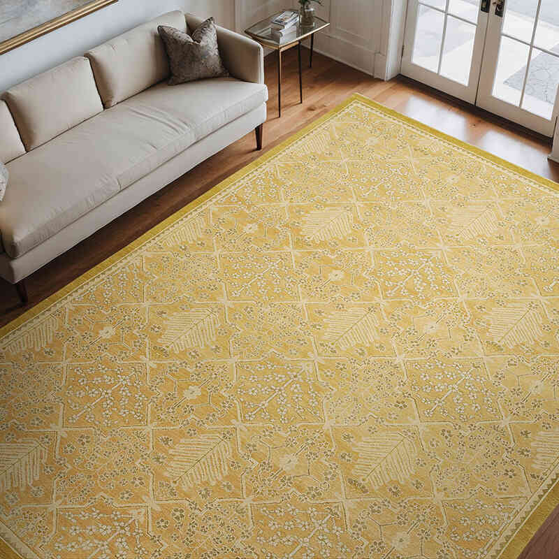 Nueva Alfombra Oushak Tejida a Mano - 280 cm x 369 cm - K0040769