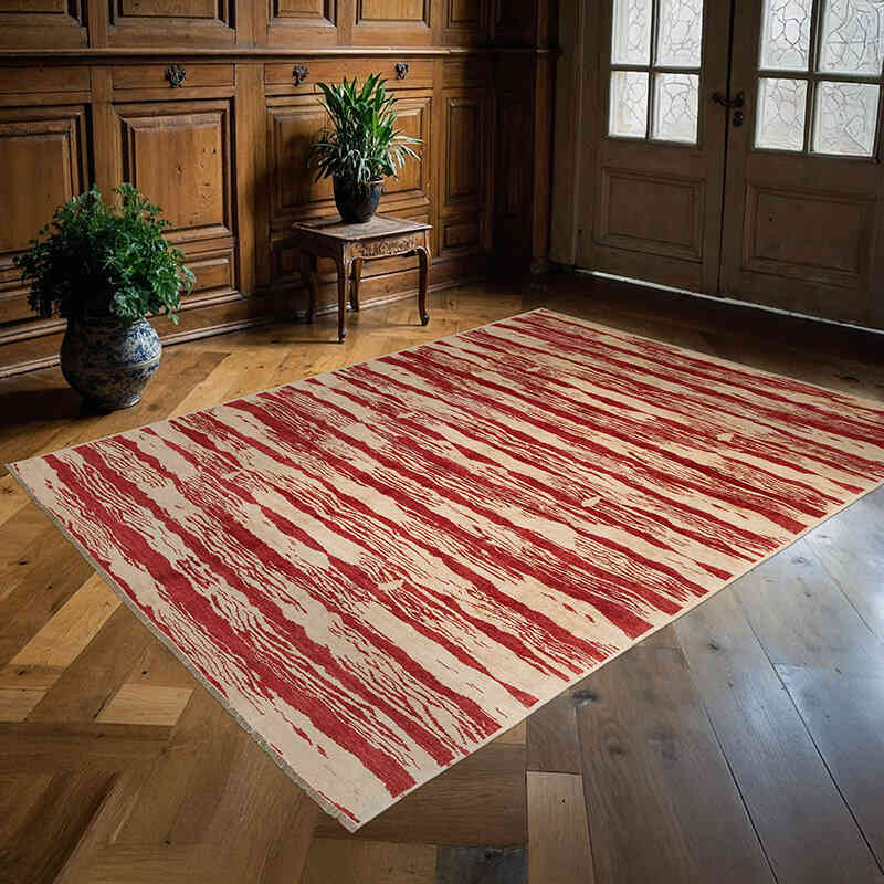 Nueva Alfombra Tejida a Mano - 172 cm x 234 cm - K0040777