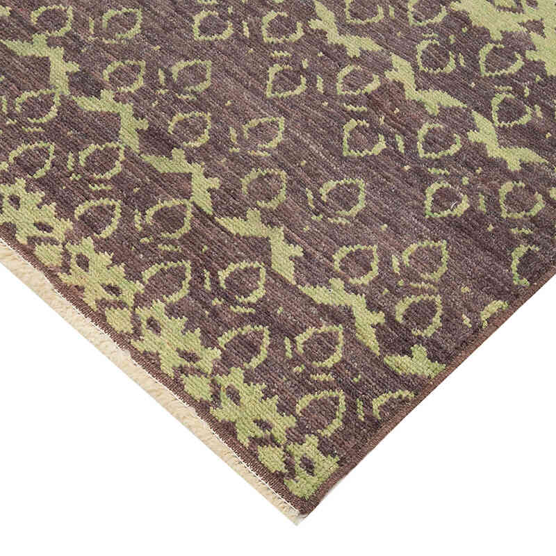 New Hand Knotted Wool Oushak Rug - 6' 3" x 8' 6" (75" x 102") - K0040778
