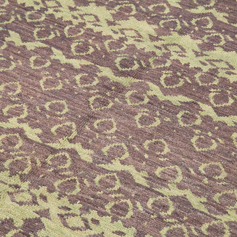 New Hand Knotted Wool Oushak Rug - 6' 3" x 8' 6" (75" x 102") - K0040778