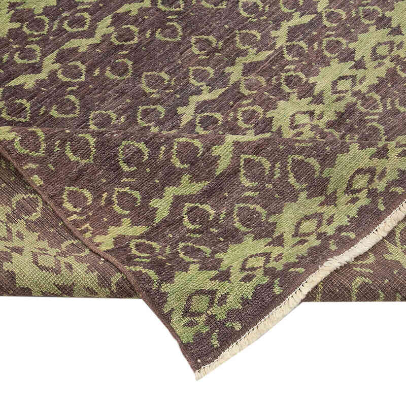 New Hand Knotted Wool Oushak Rug - 6' 3" x 8' 6" (75" x 102") - K0040778