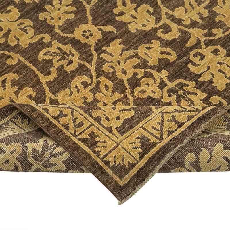 New Hand Knotted Wool Oushak Rug - 8'  x 9' 8" (96" x 116") - K0040782