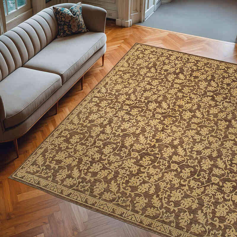 Nueva Alfombra Oushak Tejida a Mano - 245 cm x 295 cm - K0040782