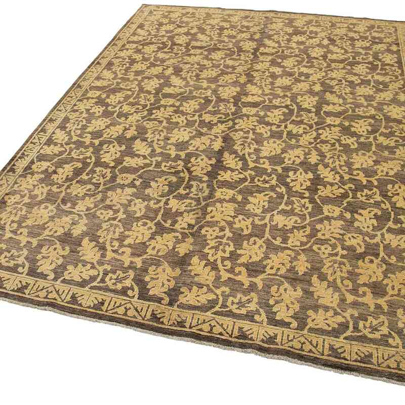 New Hand Knotted Wool Oushak Rug - 6'  x 8' 9" (72" x 105") - K0040785