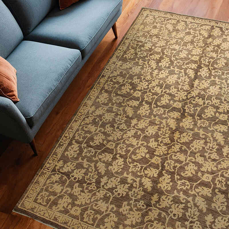 Nueva Alfombra Oushak Tejida a Mano - 184 cm x 266 cm - K0040785