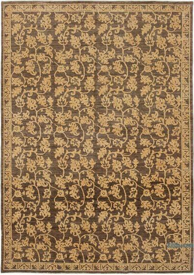 Nueva Alfombra Oushak Tejida a Mano - 186 cm x 265 cm