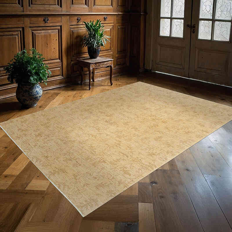 Nueva Alfombra Oushak Tejida a Mano - 180 cm x 256 cm - K0040809