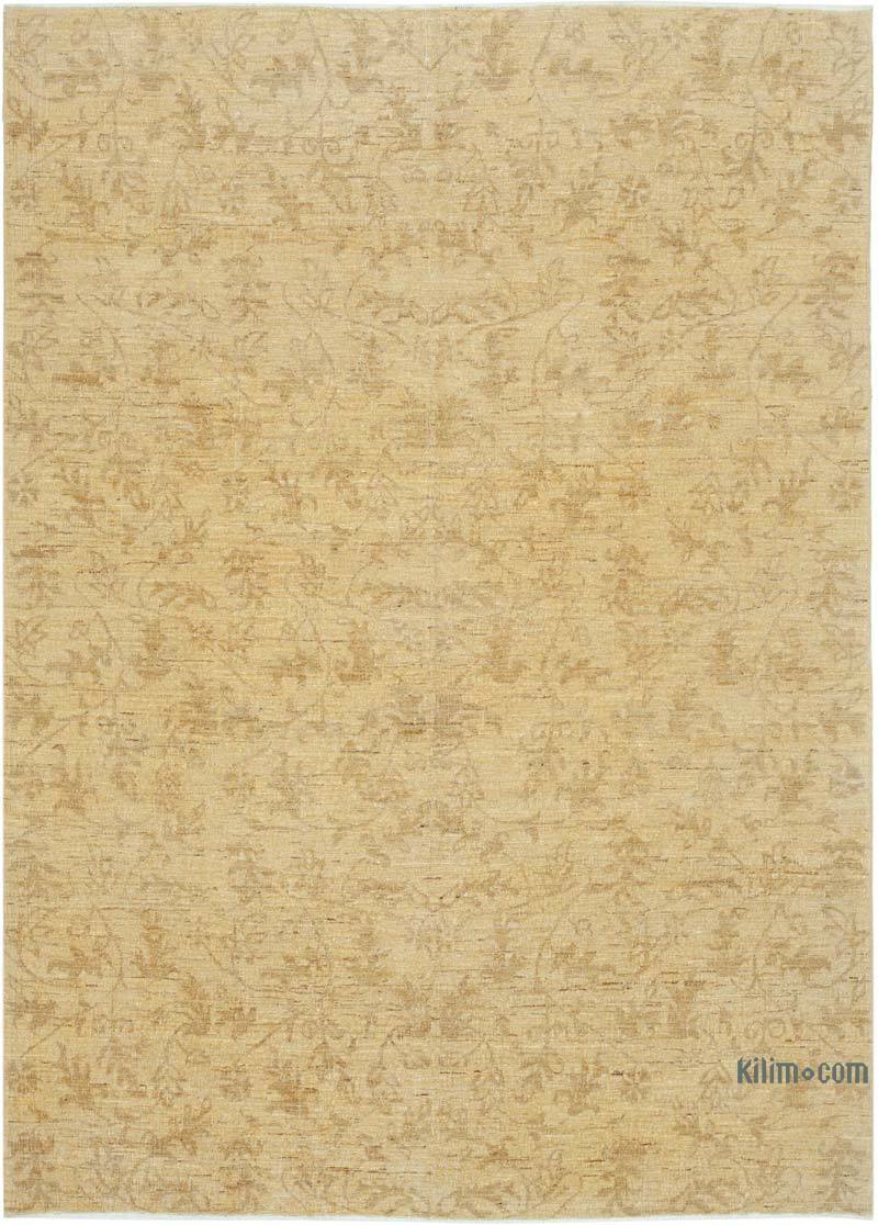 New Hand Knotted Wool Oushak Rug - 5' 11" x 8' 5" (71" x 101") - K0040809