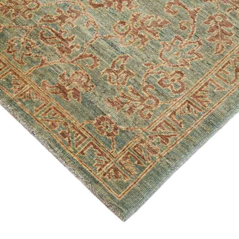 New Hand Knotted Wool Oushak Rug - 6'  x 8' 8" (72" x 104") - K0040813
