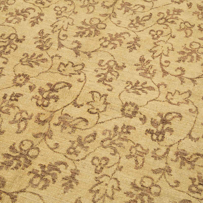 New Hand Knotted Wool Oushak Rug - 8' 2" x 9' 7" (98" x 115") - K0040814