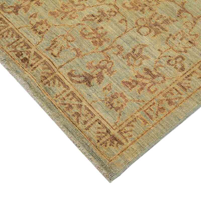 New Hand Knotted Wool Oushak Rug - 6' 3" x 8' 6" (75" x 102") - K0040815