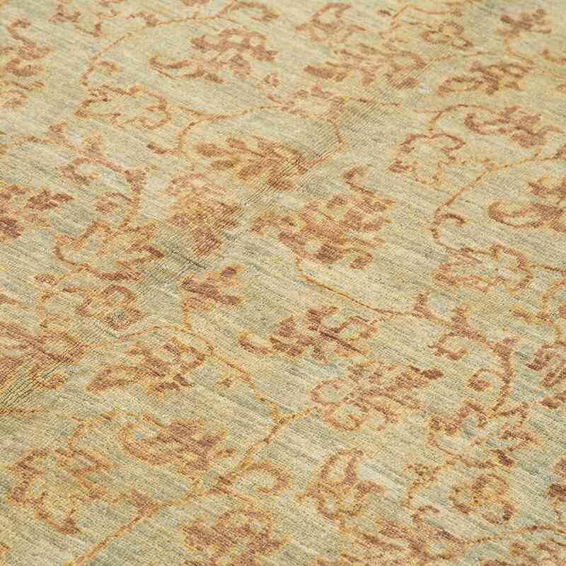 New Hand Knotted Wool Oushak Rug - 6' 3" x 8' 6" (75" x 102") - K0040815