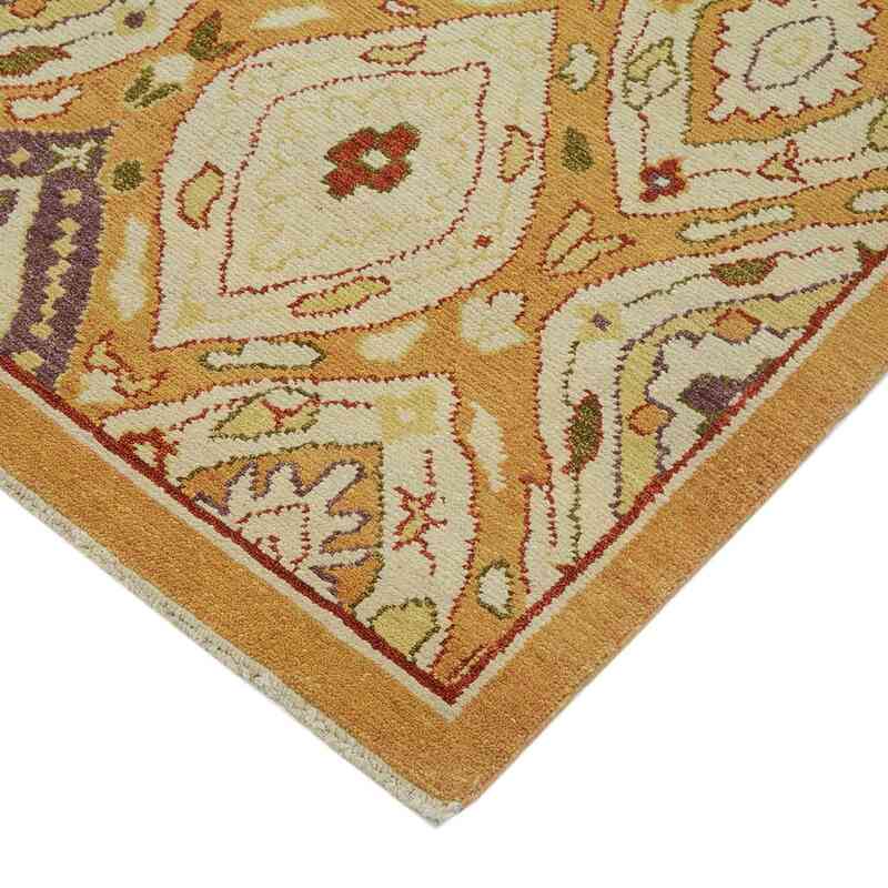 New Hand Knotted Wool Oushak Rug - 7' 10" x 9' 11" (94" x 119") - K0040818