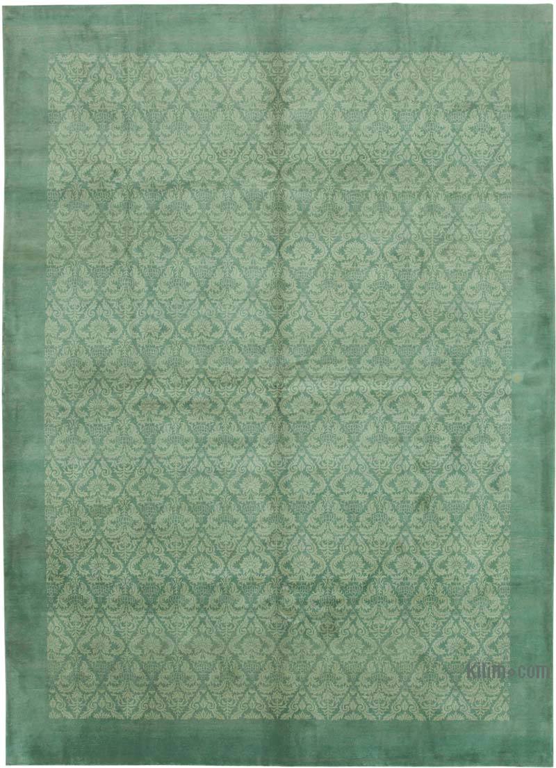 New Hand Knotted Wool Oushak Rug - 8' 6" x 11' 10" (102" x 142") - K0040823