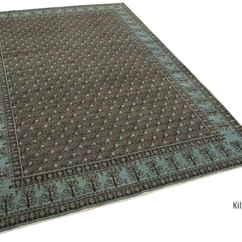 New Hand Knotted Wool Oushak Rug - 5' 11" x 8' 11" (71" x 107") - K0040824