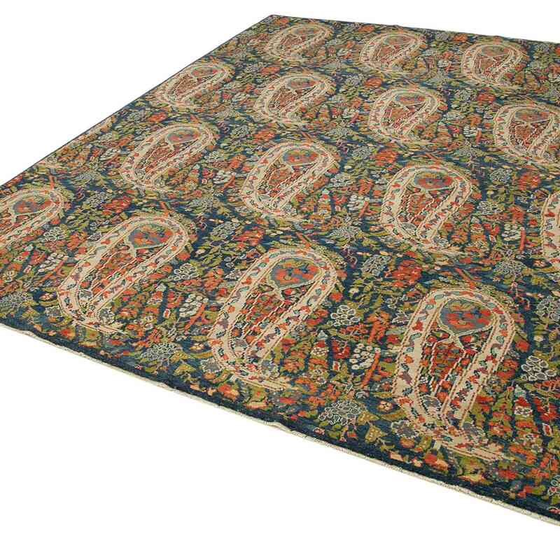 New Hand Knotted Wool Oushak Rug - 7' 11" x 10'  (95" x 120") - K0040826