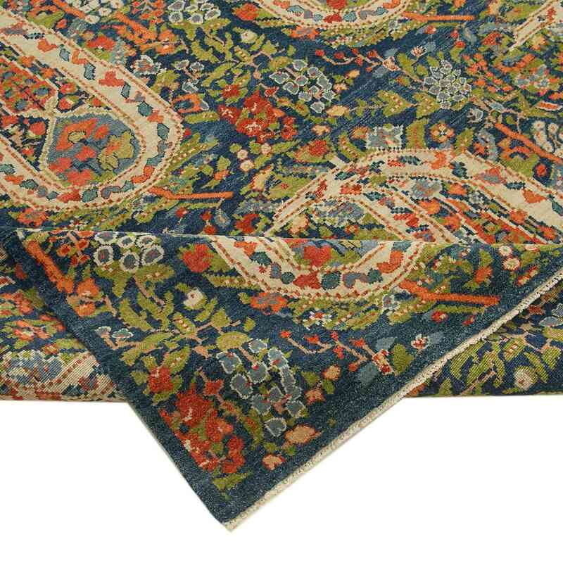 New Hand Knotted Wool Oushak Rug - 7' 11" x 10'  (95" x 120") - K0040826