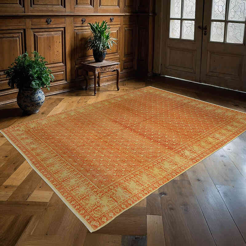 Nueva Alfombra Oushak Tejida a Mano - 180 cm x 244 cm - K0040840