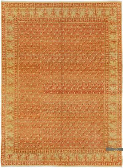 New Hand Knotted Wool Oushak Rug - 5' 11" x 8'  (71" x 96")
