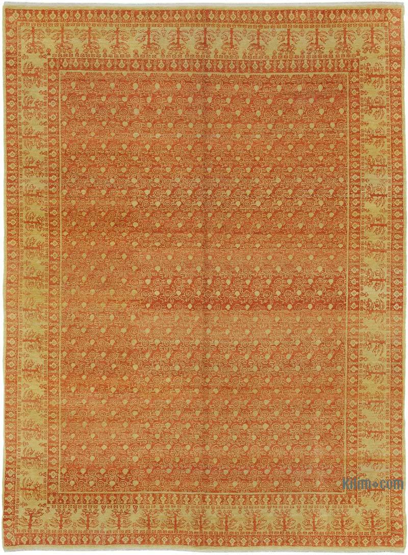 New Hand Knotted Wool Oushak Rug - 5' 11" x 8'  (71" x 96") - K0040840