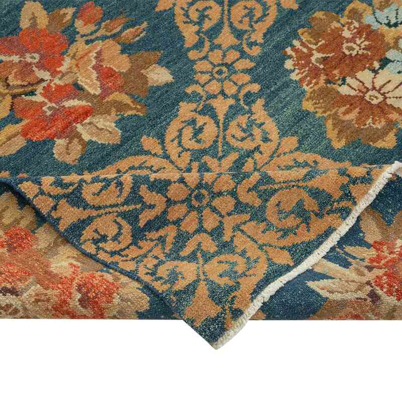 New Hand Knotted Wool Oushak Rug - 8' 2" x 9' 9" (98" x 117") - K0040854
