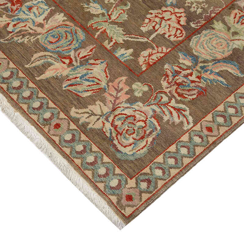 Nueva Alfombra Oushak Tejida a Mano - 153 cm x 201 cm - K0040857