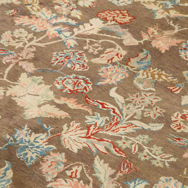 Nueva Alfombra Oushak Tejida a Mano - 153 cm x 201 cm - K0040857