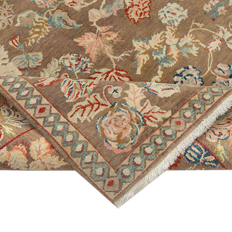 Nueva Alfombra Oushak Tejida a Mano - 153 cm x 201 cm - K0040857