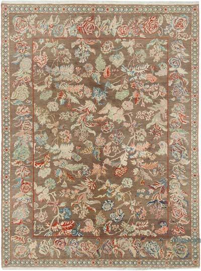 New Hand Knotted Wool Oushak Rug - 5'  x 6' 7" (60" x 79")