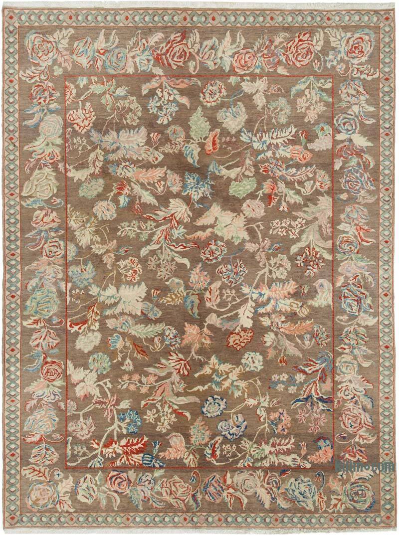 Nueva Alfombra Oushak Tejida a Mano - 153 cm x 201 cm - K0040857
