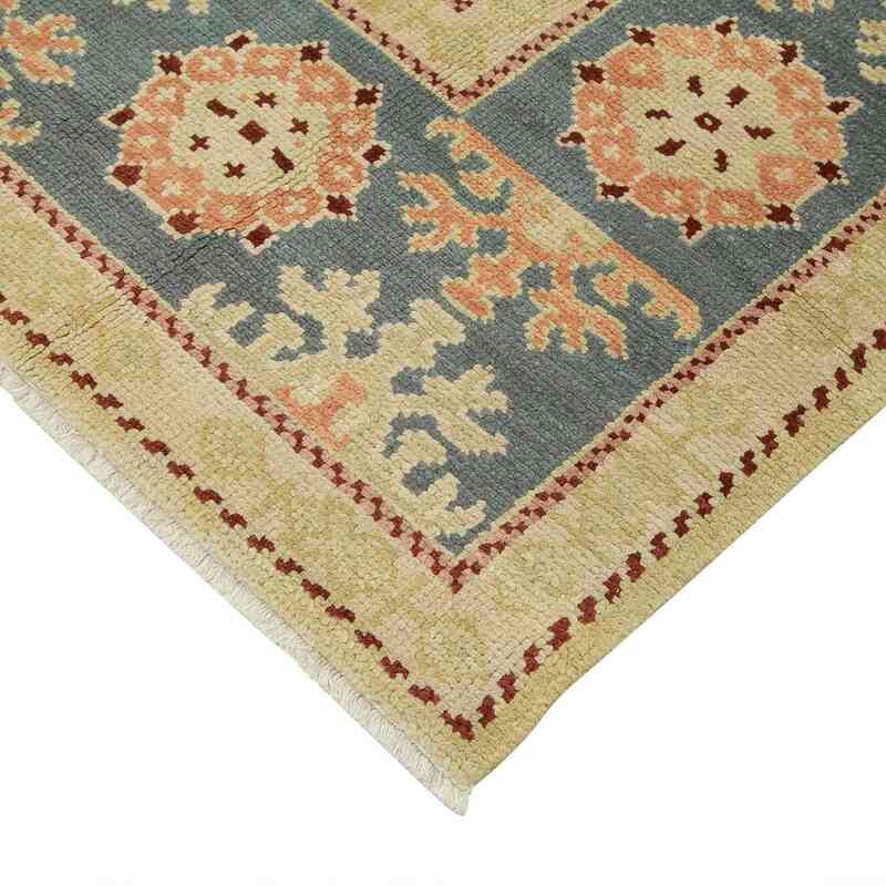 New Hand Knotted Wool Oushak Rug - 8'  x 10' 2" (96" x 122") - K0040886