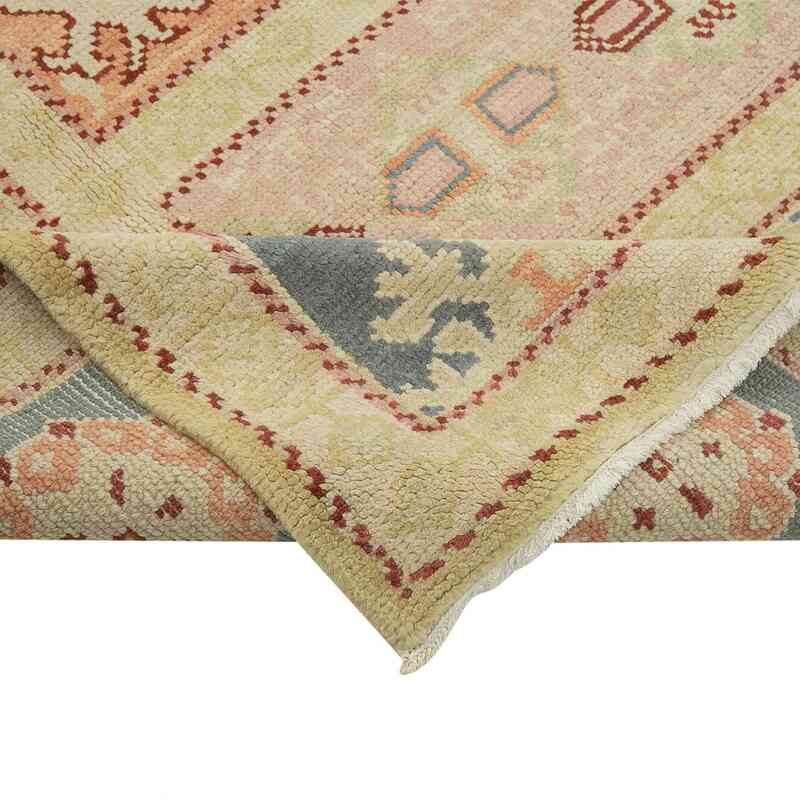New Hand Knotted Wool Oushak Rug - 8'  x 10' 2" (96" x 122") - K0040886