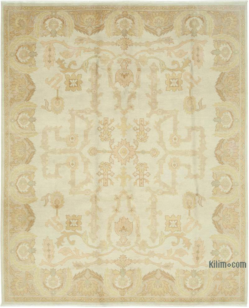 New Hand Knotted Wool Oushak Rug - 8'  x 10'  (96" x 120") - K0040899